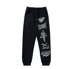 YOUNGLA x Gold's Gym Men's Vintage Graphic Joggers / Sweatpants