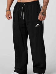 YOUNGLA Men's Side Piping Track Pants
