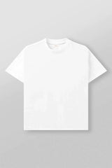 YoungLA Heavyweight Oversized Tee – Clean White Minimal Chest Logo