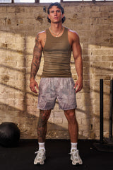 YoungLA Olive Green Ribbed Performance Tank