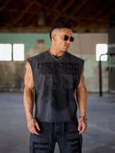 YoungLA Black Tonal Demon Sleeveless Tee