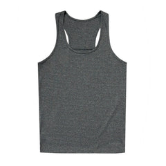 YoungLA Heather Grey Ribbed Racerback Tank