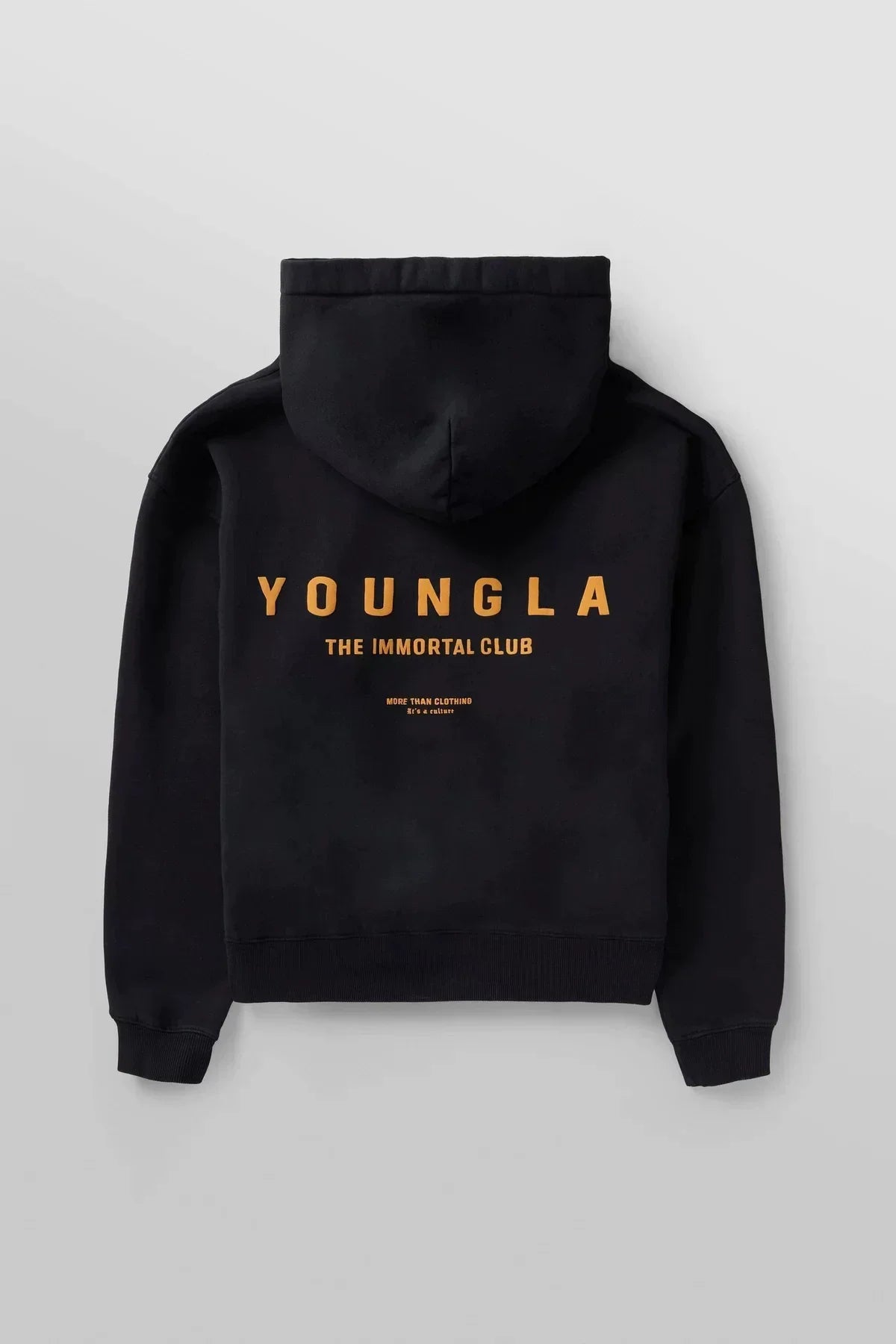 YOUNGLA- Black Immortal Club Pullover Hoodie