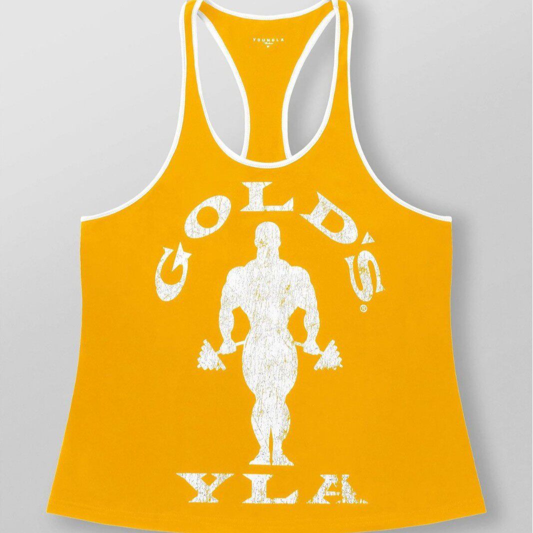 YoungLA x Gold's Gym Gold OG Pose Tank