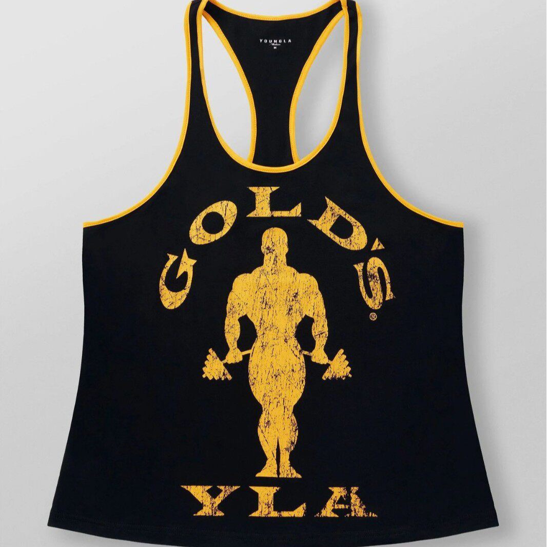 YoungLA x Gold's Gym Black OG Pose Tank