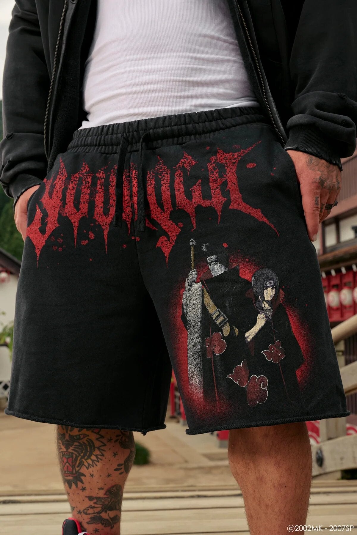 YoungLA Akatsuki Anime Graphic Gym Shorts