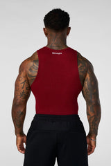 YoungLA Red Ribbed Slim-Fit Tank