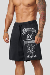 YoungLA Naruto Graphic Gym Shorts