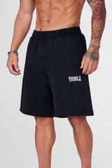 YoungLA Washed Black Minimalist Gym Shorts