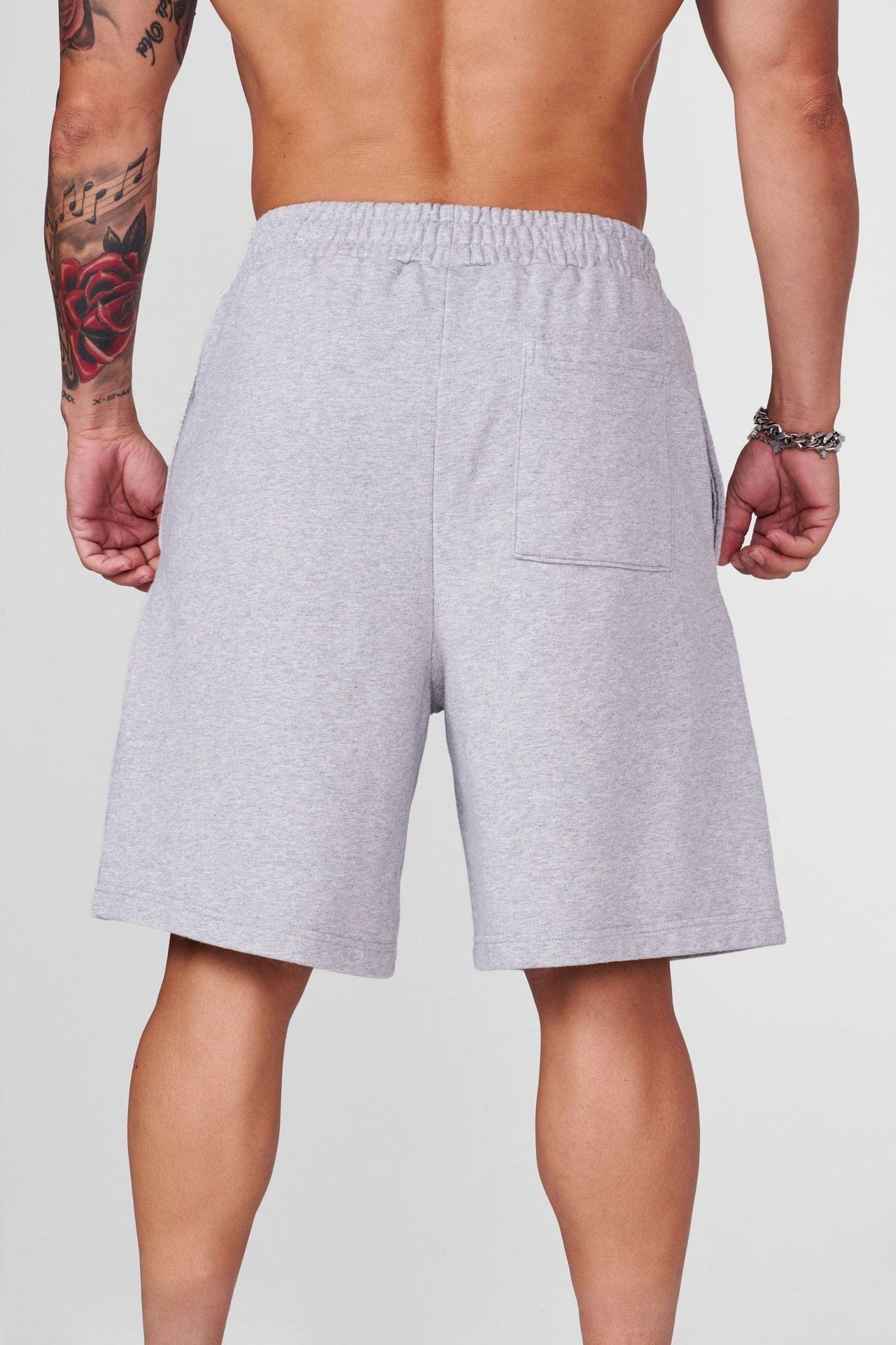 YoungLA Washed Black Minimalist Gym Shorts