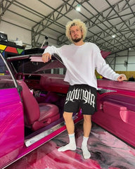 YoungLA Gothic YOUNGLA Graphic Gym Shorts