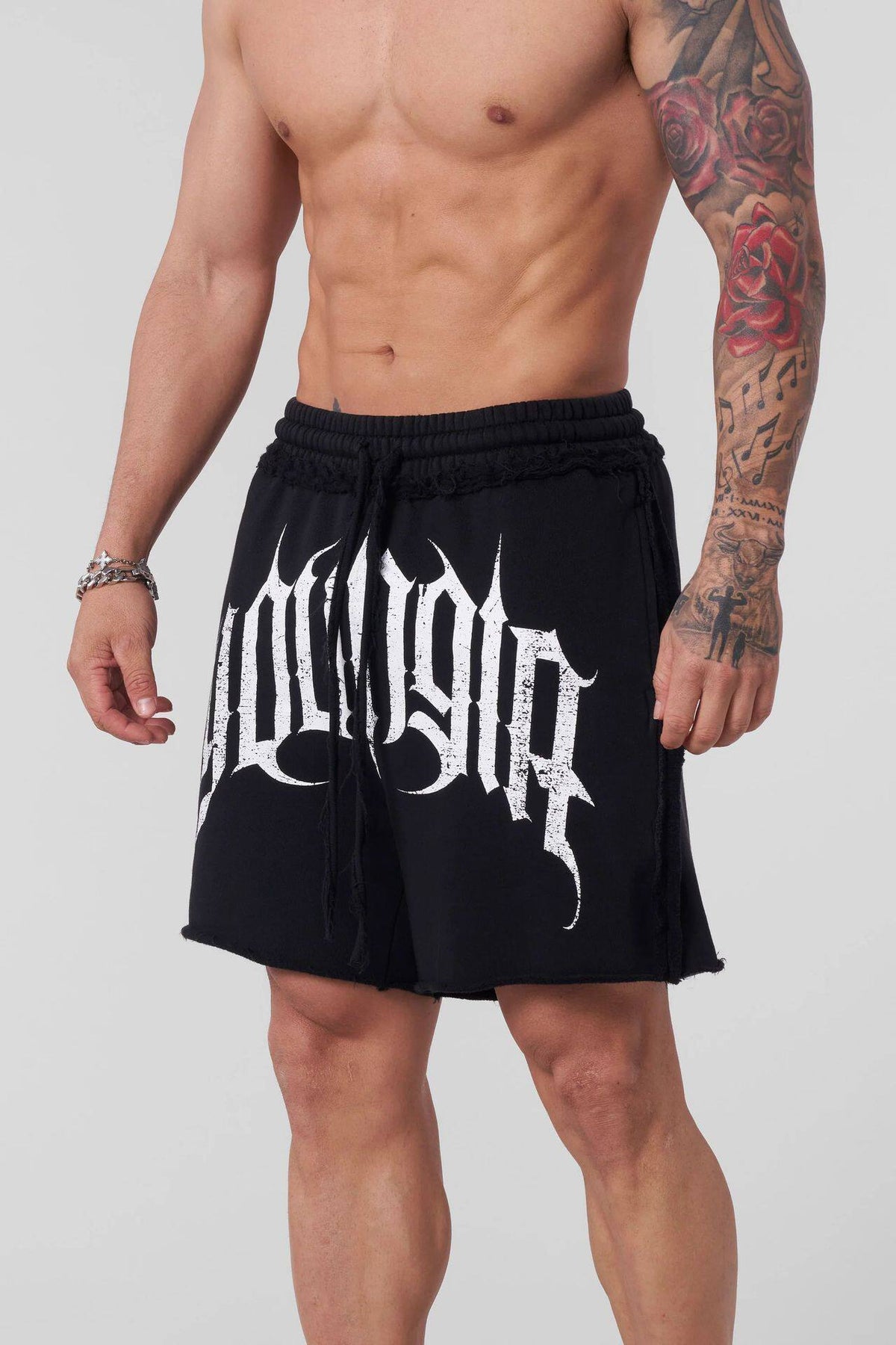 YoungLA Gothic YOUNGLA Graphic Gym Shorts