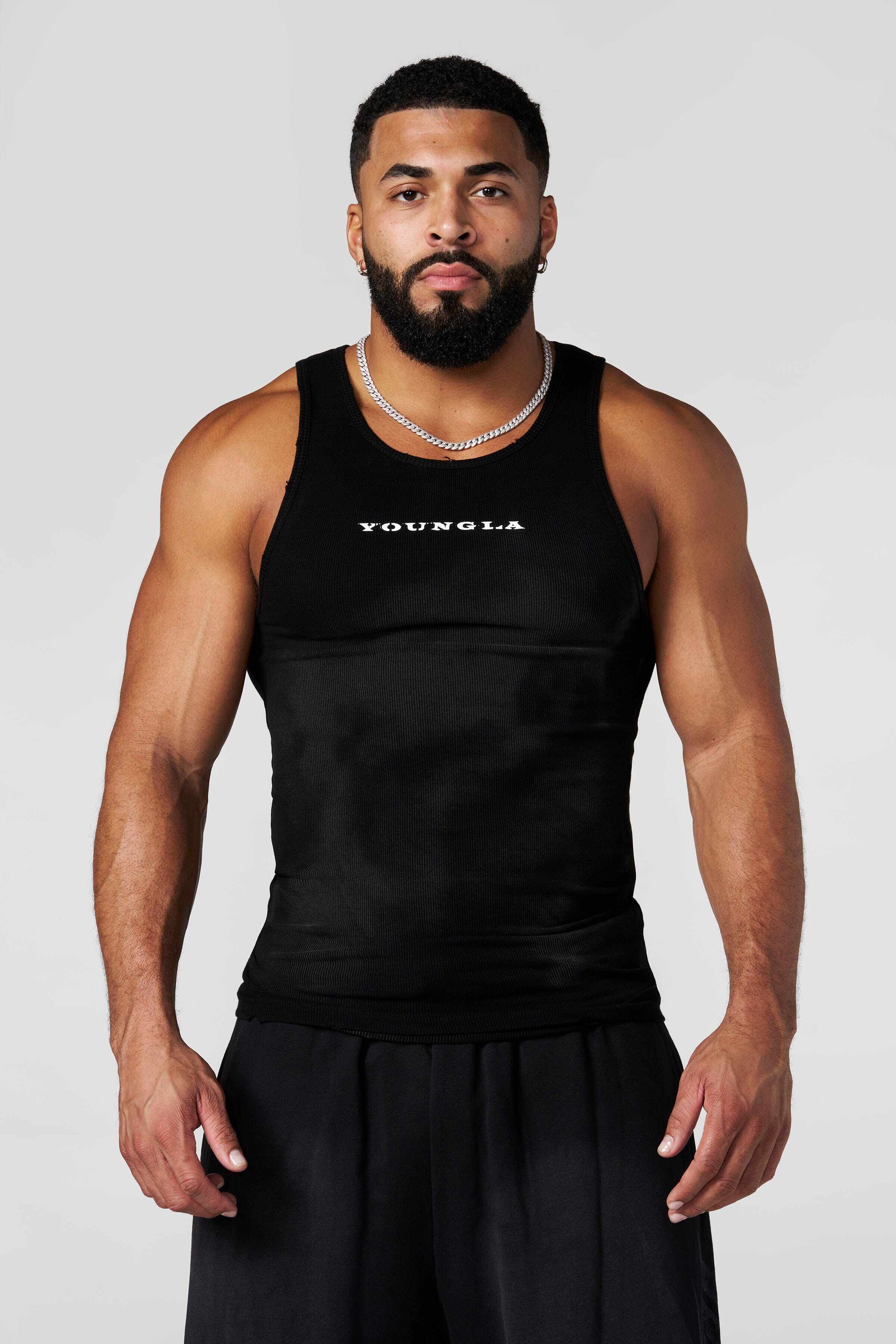 YoungLA Black Performance Tank