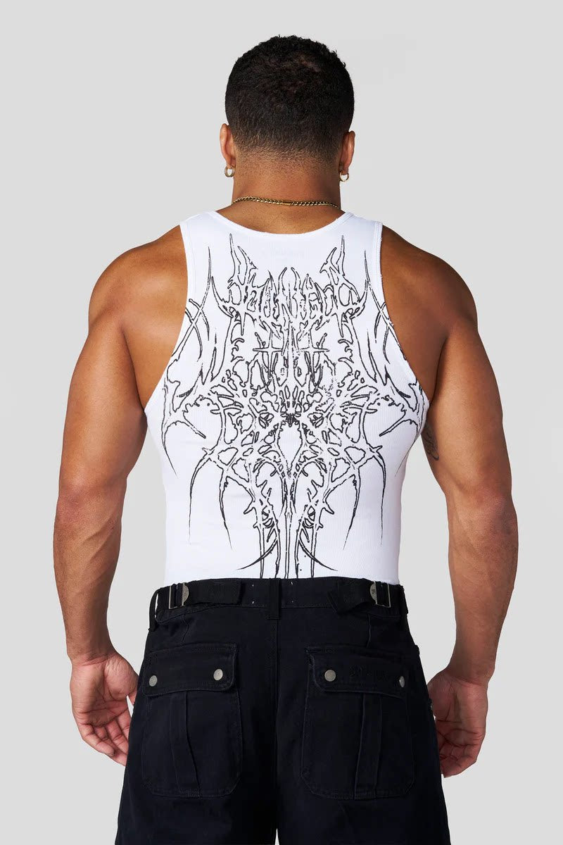 YoungLA White Gothic Ink Stringer