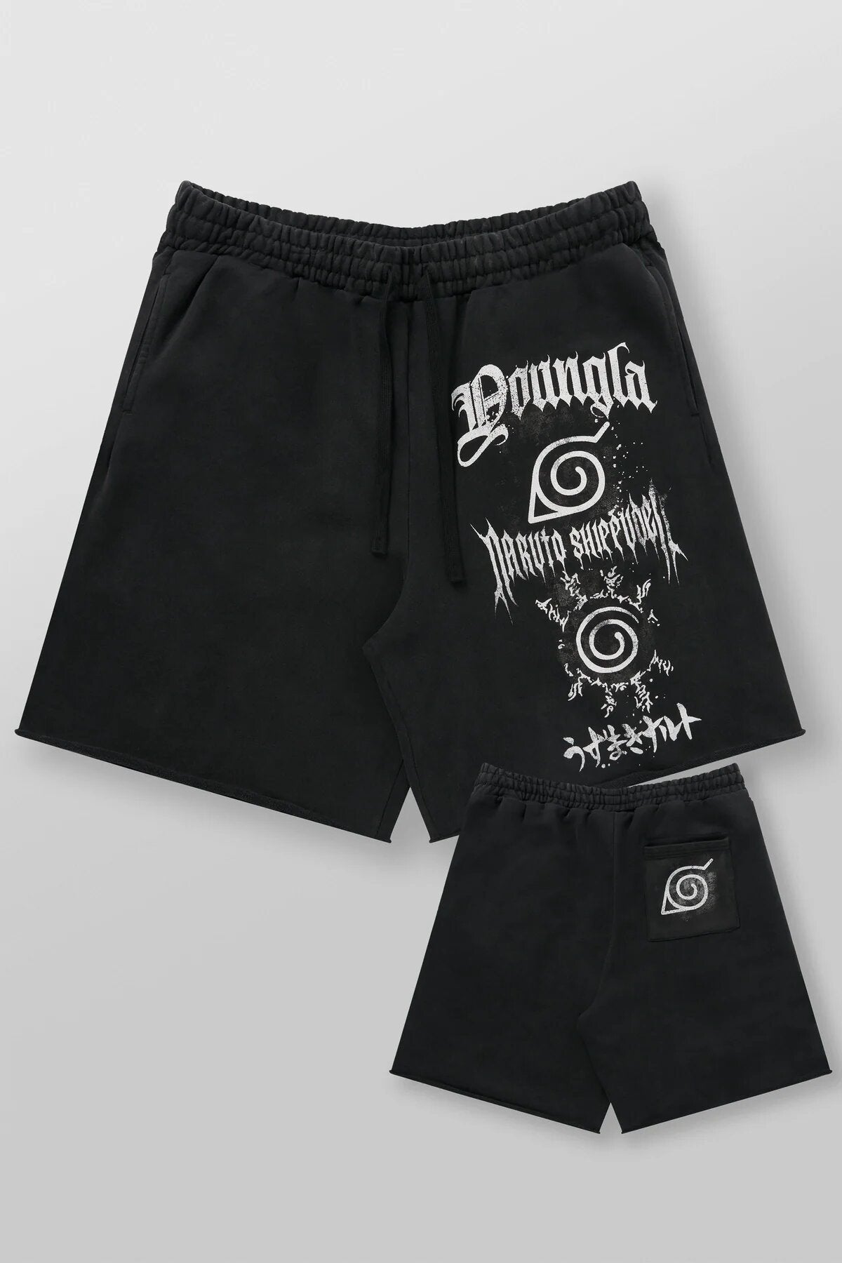 YoungLA Naruto Graphic Gym Shorts