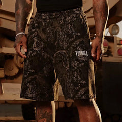 YoungLA Gothic Camo Gym Shorts
