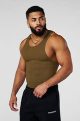 YoungLA Olive Ribbed Athletic Tank