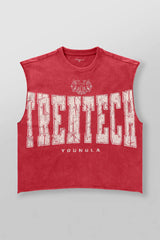 YoungLA Red Trentech Vintage Muscle Tee